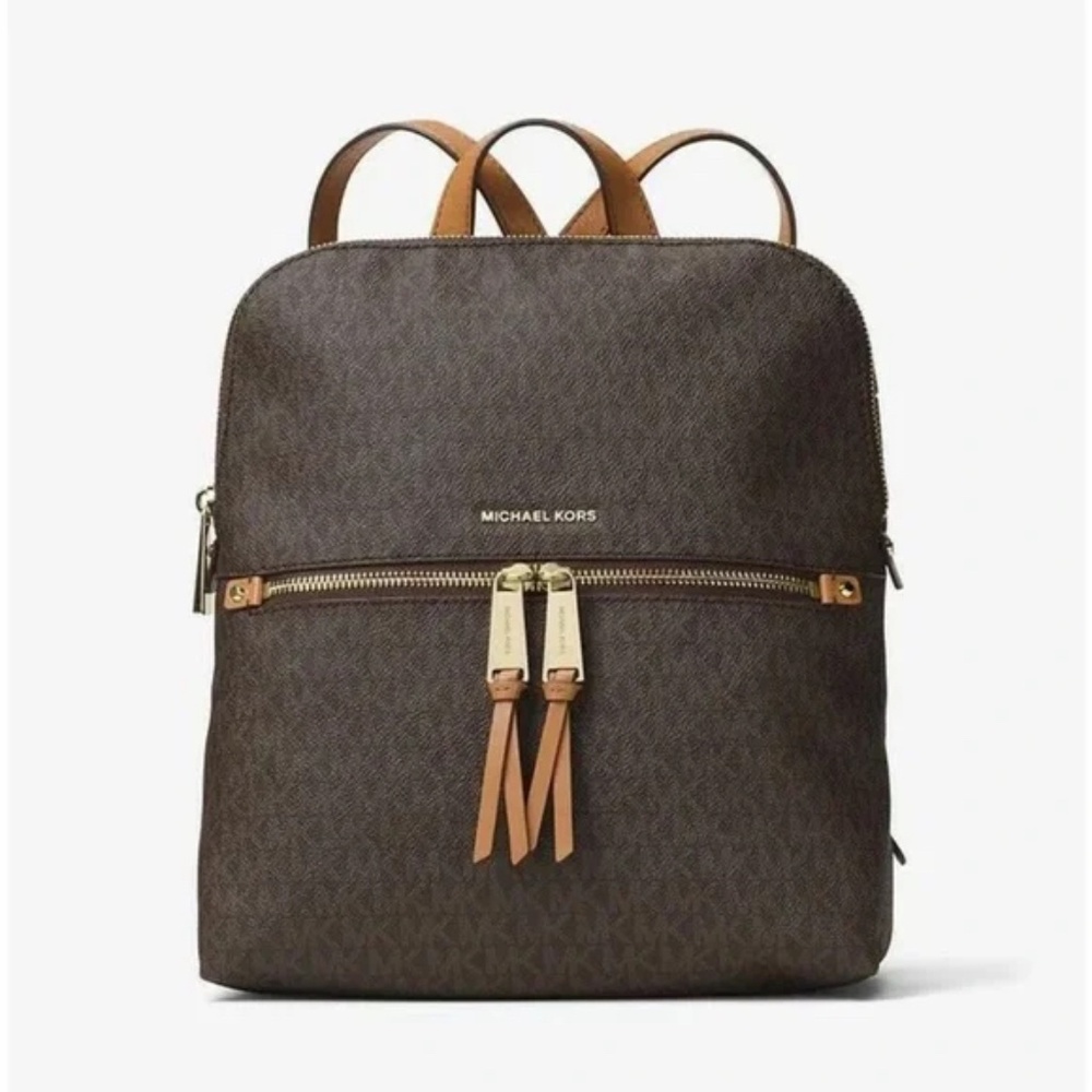 Michael Kors Rhea Zip, Medium Slim Backpack